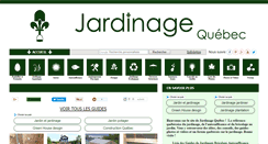 Desktop Screenshot of jardinage-quebec.com